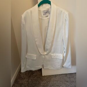 Wildfang White Suit Blazer - Size L